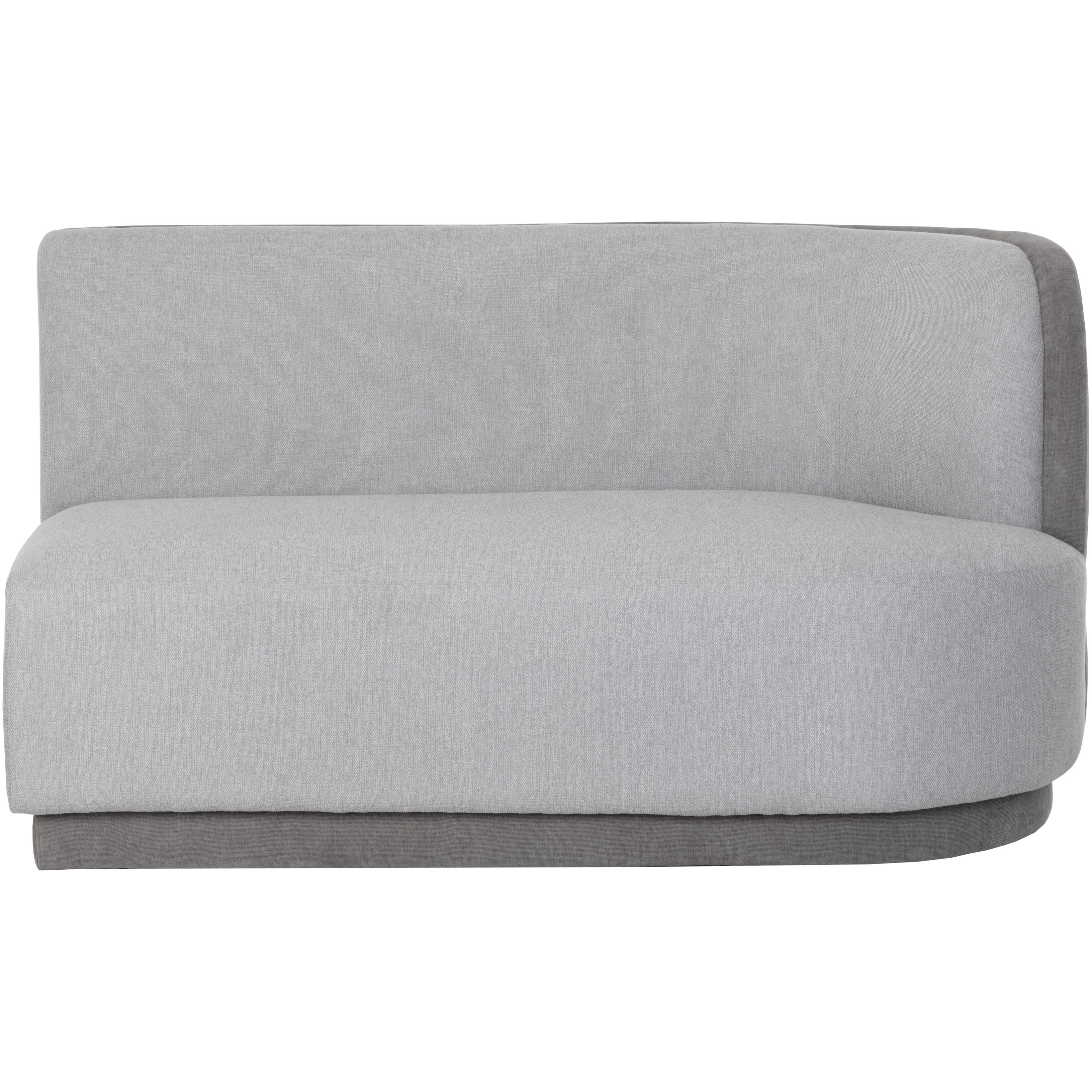 Jaclyn Egypt Light Grey / Danny Medium Grey Modular Right Armchair